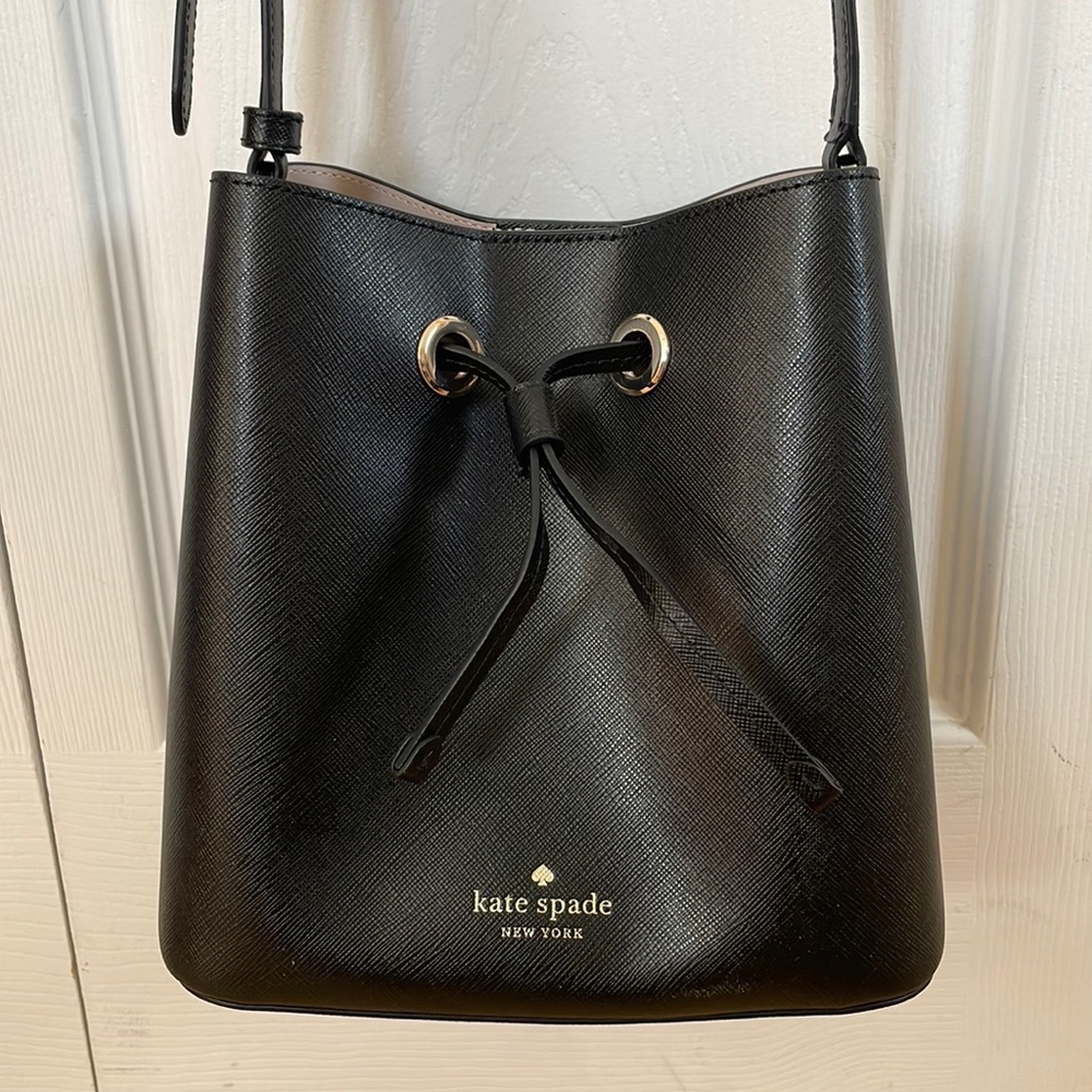 Kate Spade Black Sadie Bucket Bag